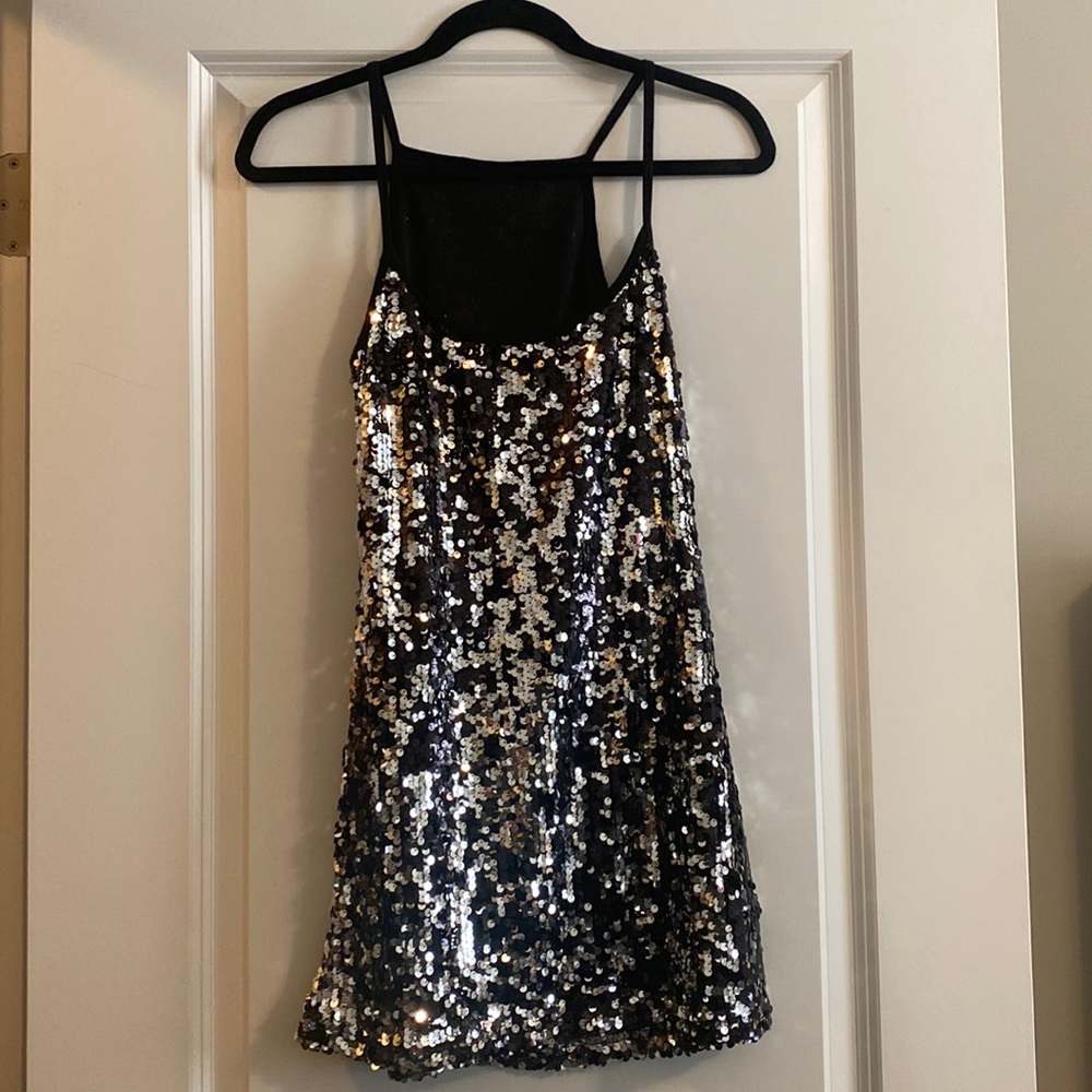 Sparkly mini dress